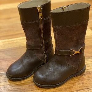 Size 5 - Janie and Jack Tall Riding Boot - Brown